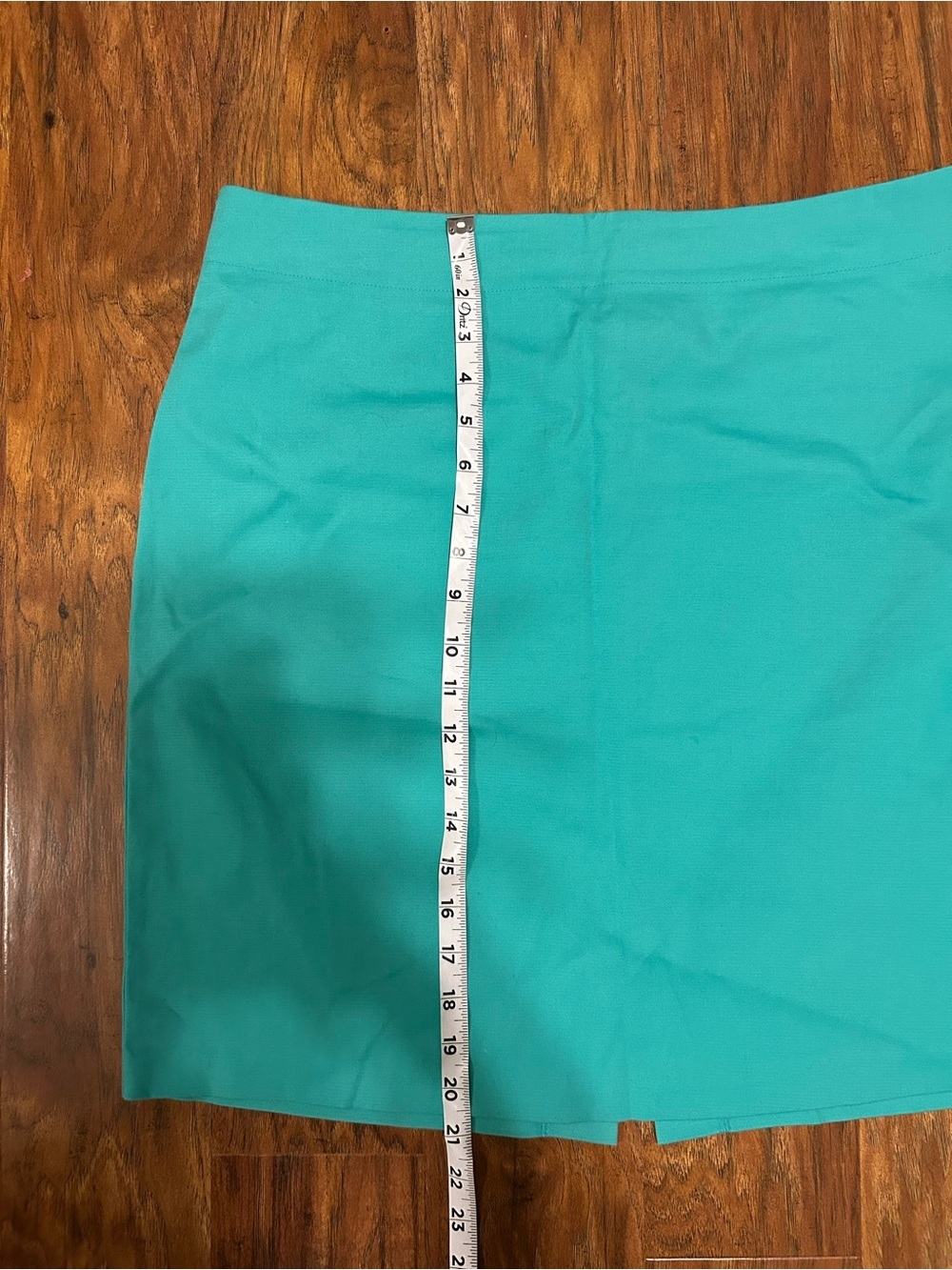 Teal Pencil Skirt Back Zipper Legally Blonde Inspired Work Casual - Picture 3 of 9